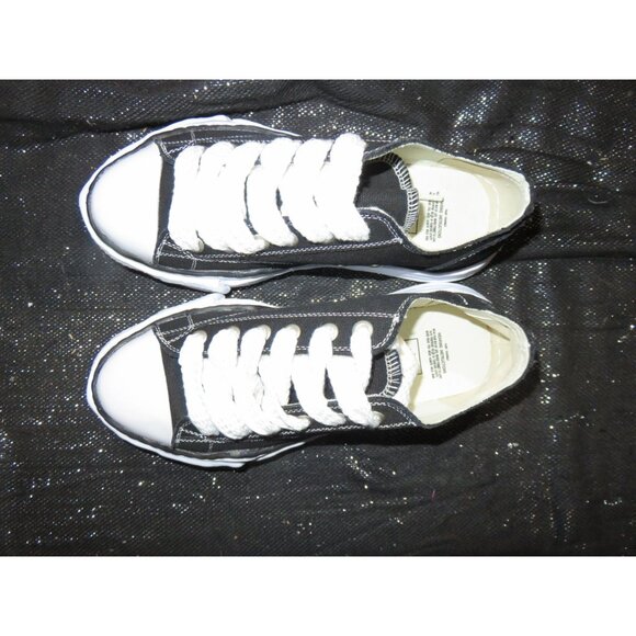 Maison Mihara Yasuhiro Hank low Black and White lace up platform sneakers 42 43 - Picture 3 of 15